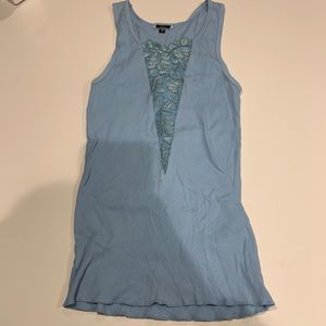 3/$60 Poppie Chantilly Lace insert tank top